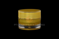 1001-1-ACRYLIC-ROUND-JAR-YELLOW-10-GR