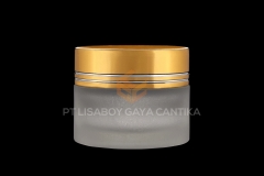 1009-3-GLASS-JAR-MOZA-GOLD-SHINY-15-GR