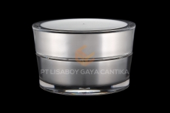 1012-4-ACRYLIC-LUXURY-JAR-SILVER-15-GR