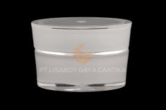 1012-5-ACRYLIC-LUXURY-JAR-FULL-WHITE-15-GR
