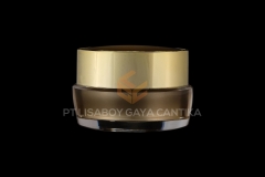 1016-3-ACRYLIC-ROUND-CHROME-GOLD-JAR-GOLD-10-GR