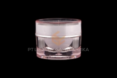 1023-2-ACRYLIC-ROUND-JAR-PINK-TRANSPARANT-10-GR