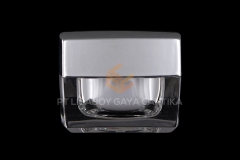 1032-2-ACRYLIC-SQUARE-JAR-SILVER-10-GR