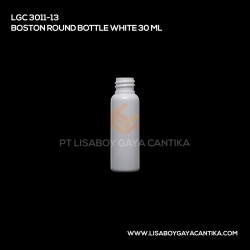 LGC-3011-13-BOSTON-ROUND-BOTTLE-WHITE-30-ML