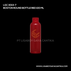 LGC-3013-7-BOSTON-ROUND-BOTTLE-RED-100-ML