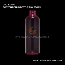 LGC-3014-4-BOSTON-ROUND-BOTTLE-PINK-250-ML