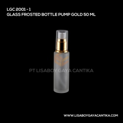 2001-1-GLASS-FROSTED-BOTTLE-PUMP-GOLD-50-ML