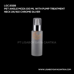 2028-PET-ANGLE-MOZA-100-ML-WITH-PUMP-TREATMENT-NECK-24-410-CHROME-SILVER